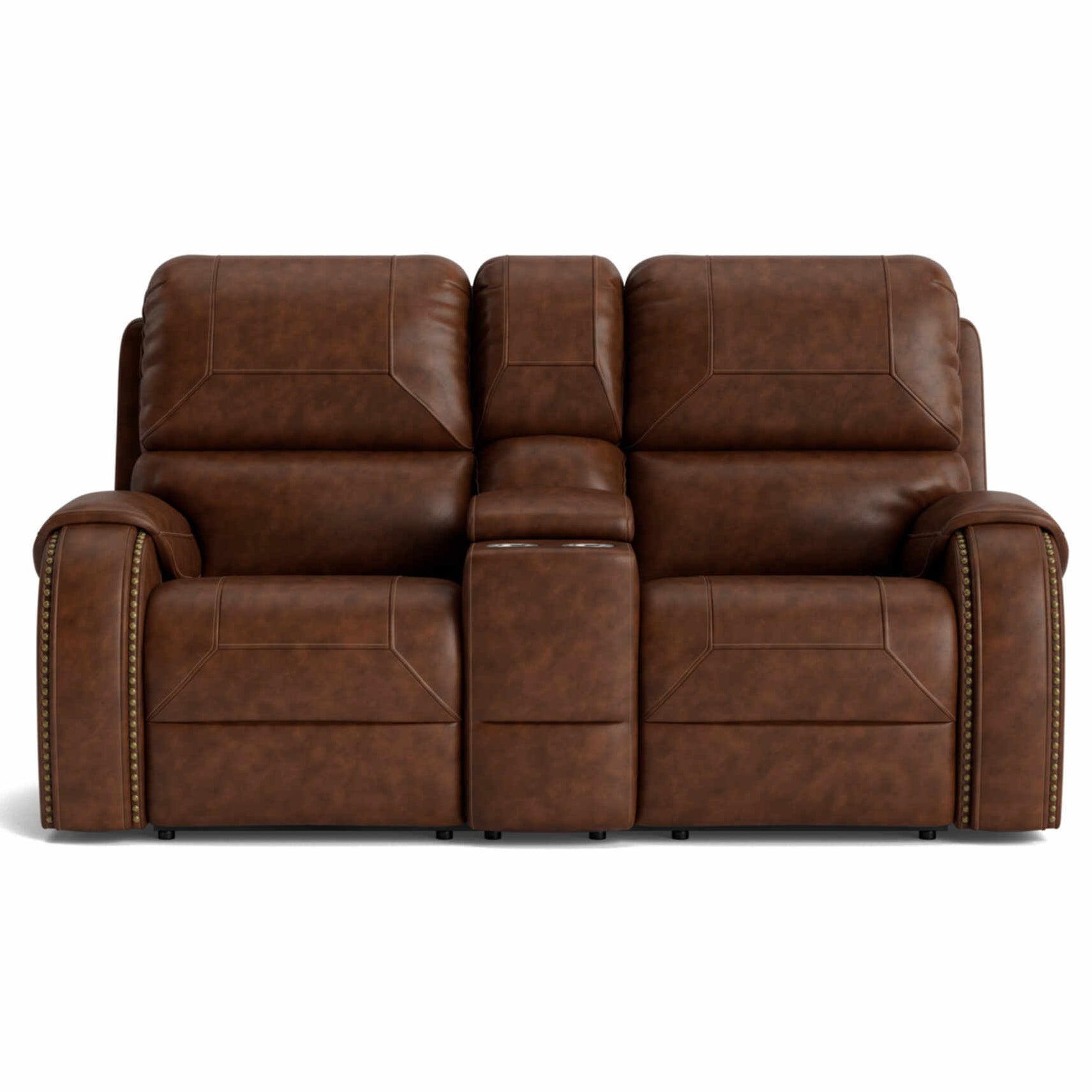 Winslow Glider Reclining Console Loveseat – American Freight