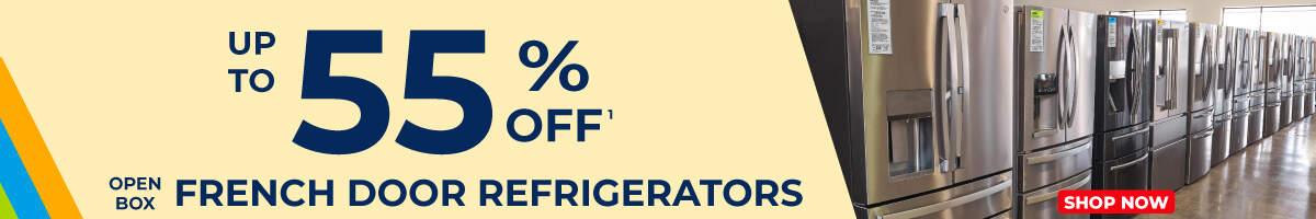 up to 55% off 1 Open Box Refrigerators. Shop Now. 