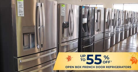 Up to 55% off open box french door refrigerators