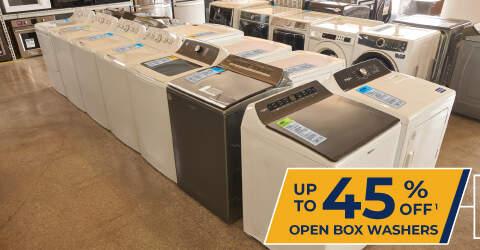 up to 45% off 1 open Box Washers