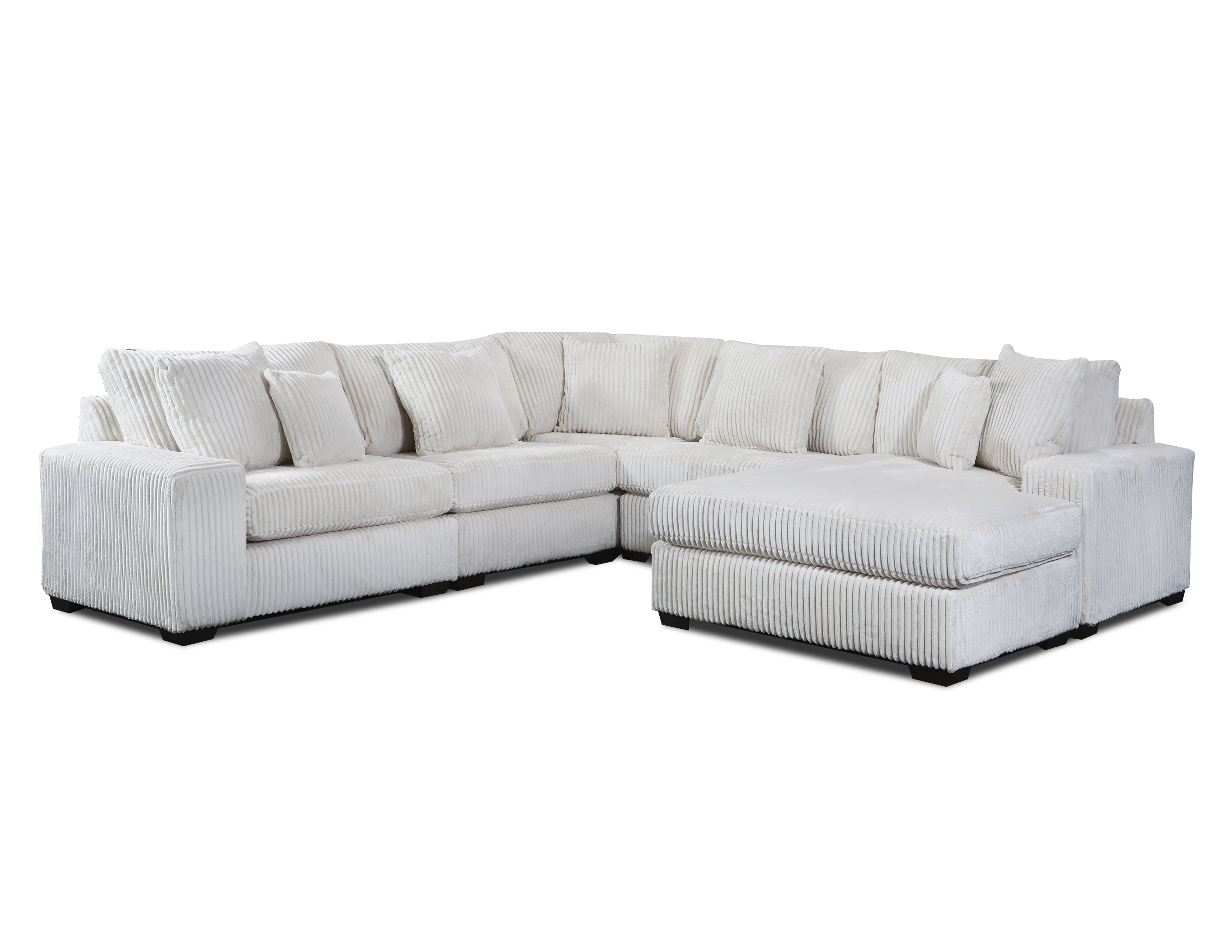 Carbon 5-Piece Modular Sectional with Chaise