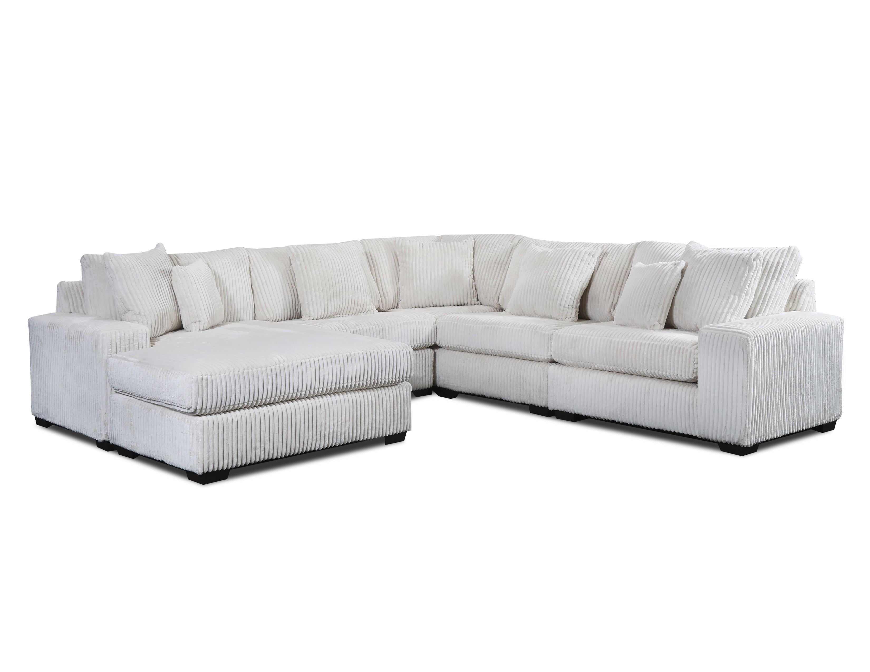 Carbon 5-Piece Modular Sectional with Chaise