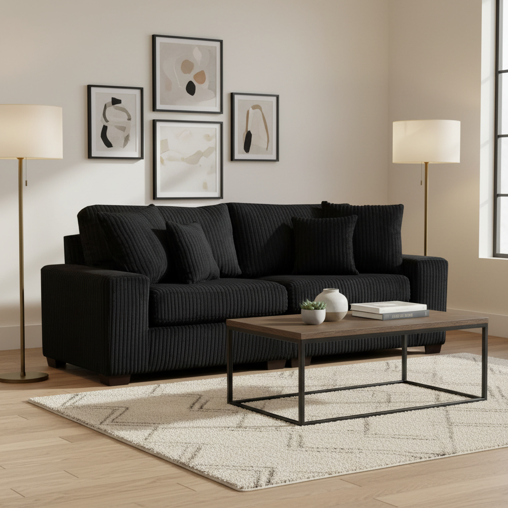 Carbon 2-Piece Modular Loveseat