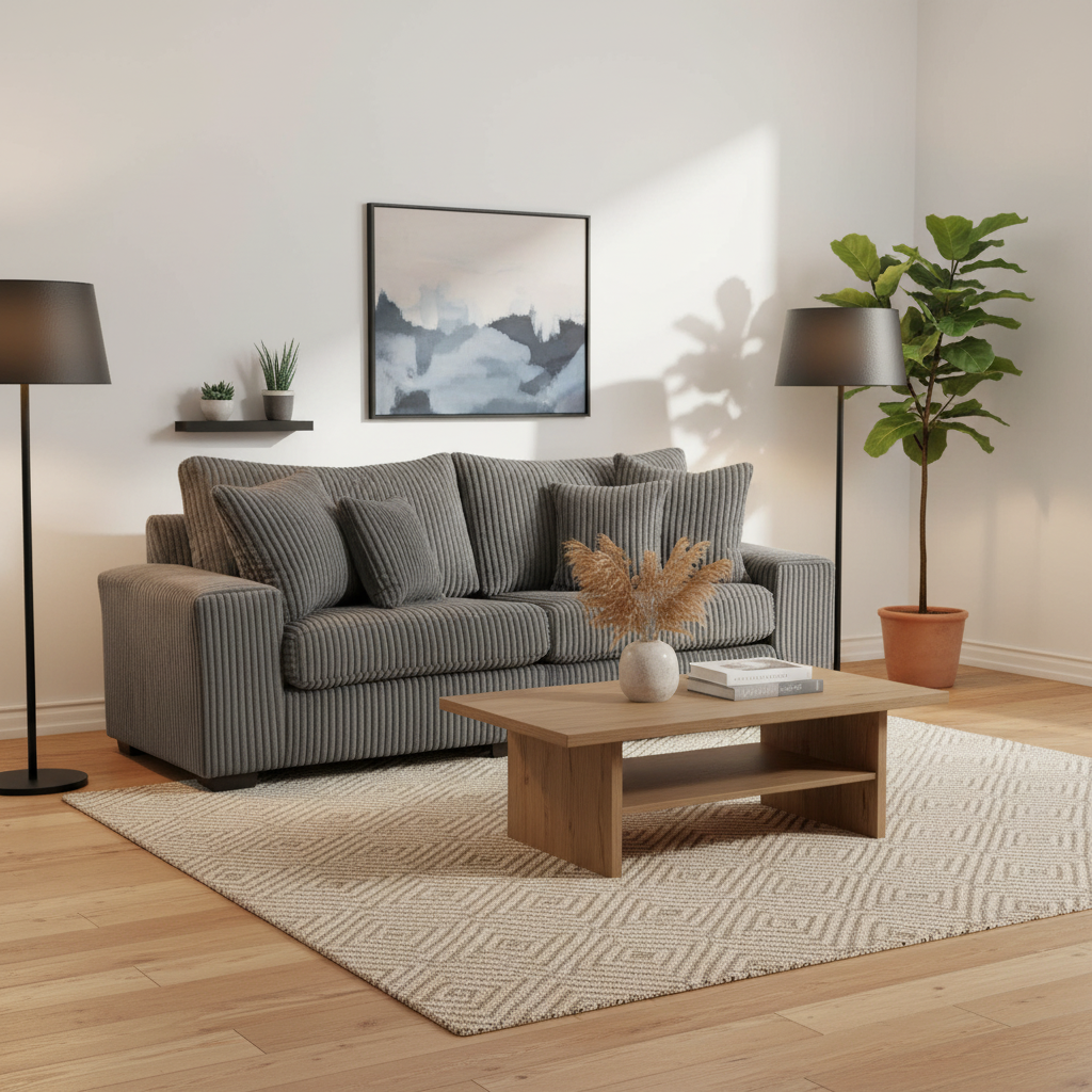 Carbon 2-Piece Modular Loveseat