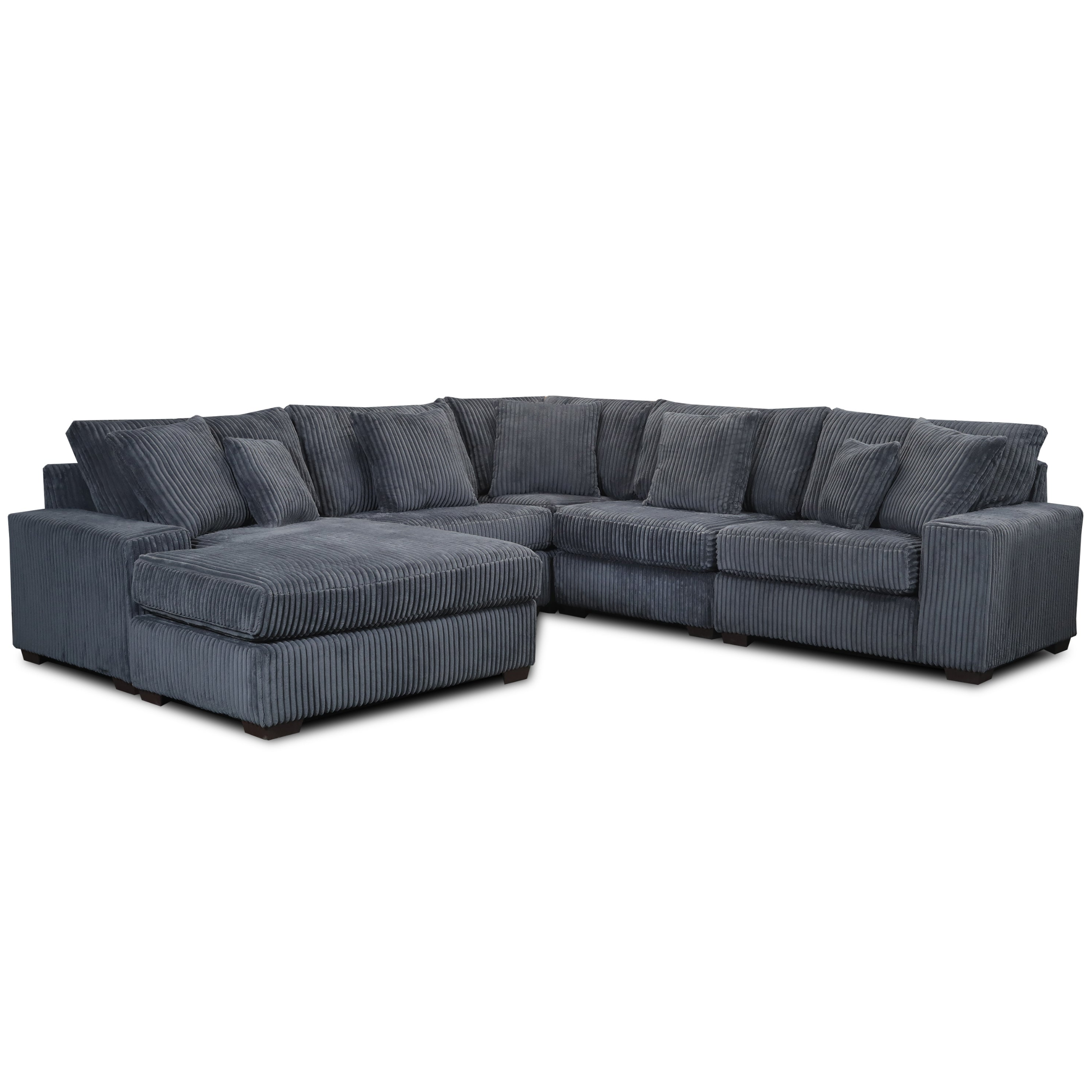 Carbon 5-Piece Modular Sectional with Chaise