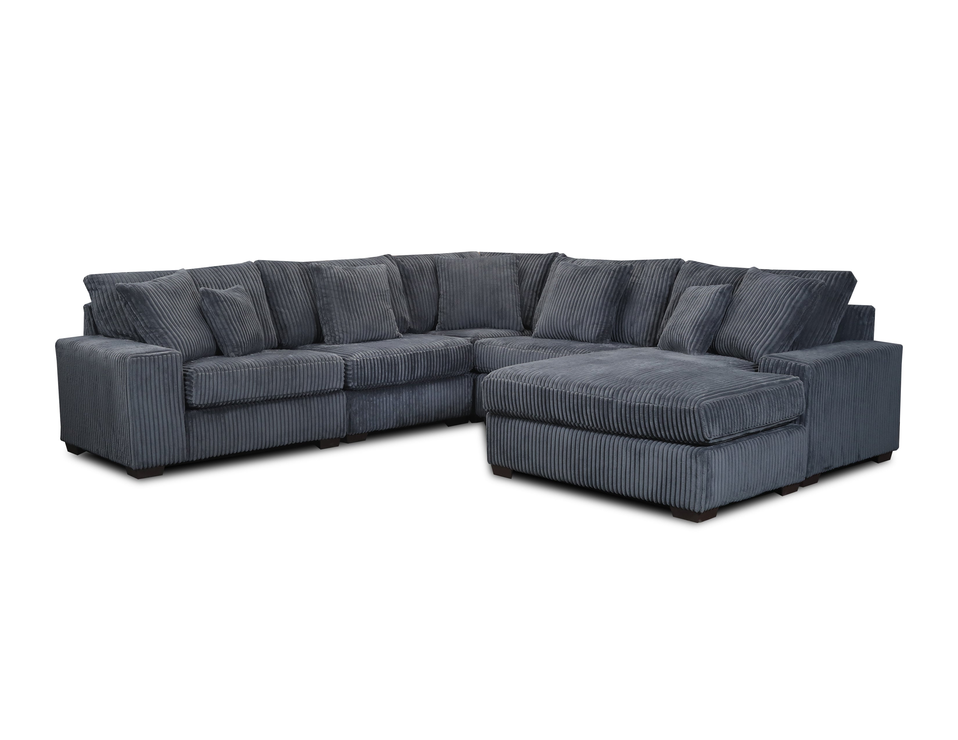 Carbon 5-Piece Modular Sectional with Chaise