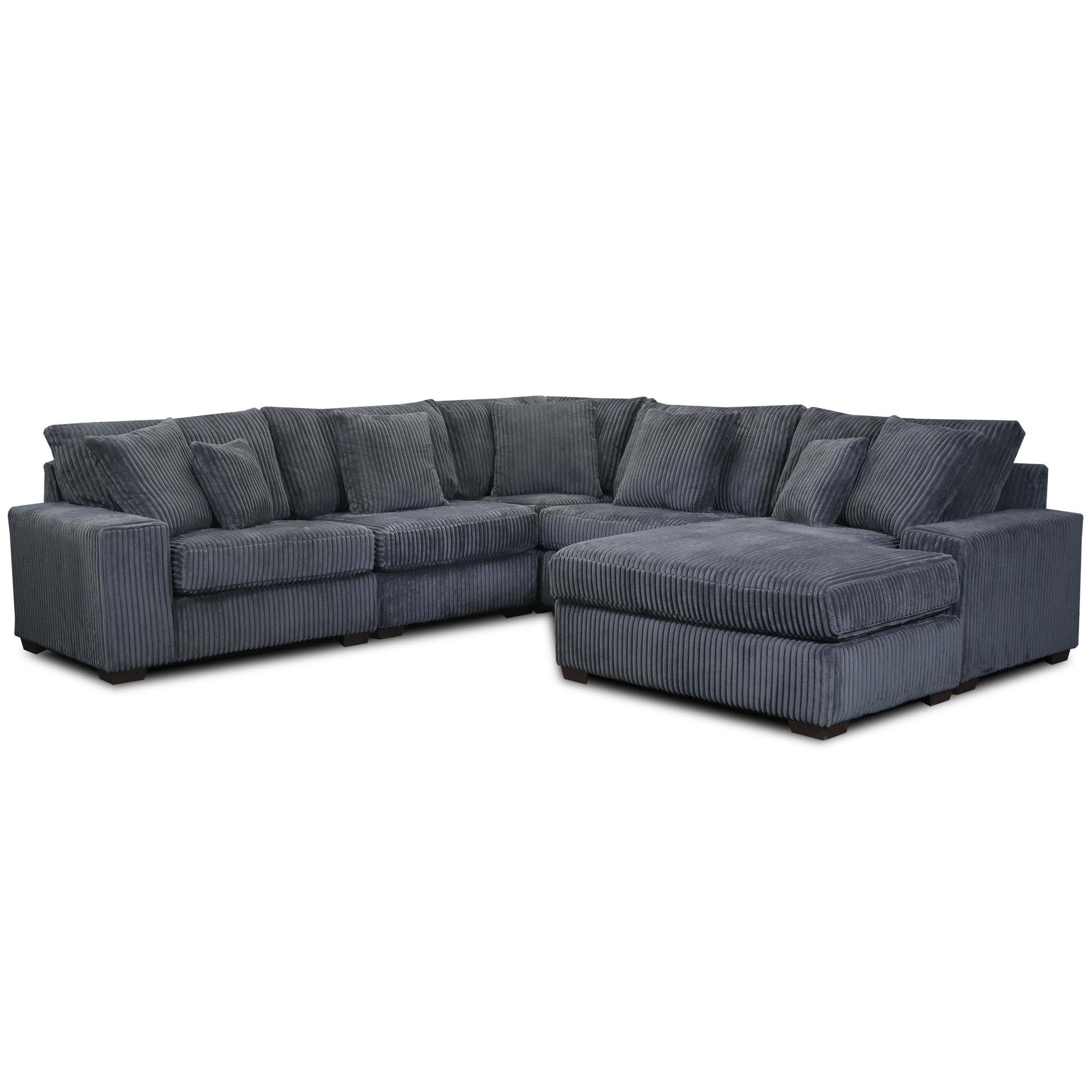 Carbon 5-Piece Modular Sectional with Chaise