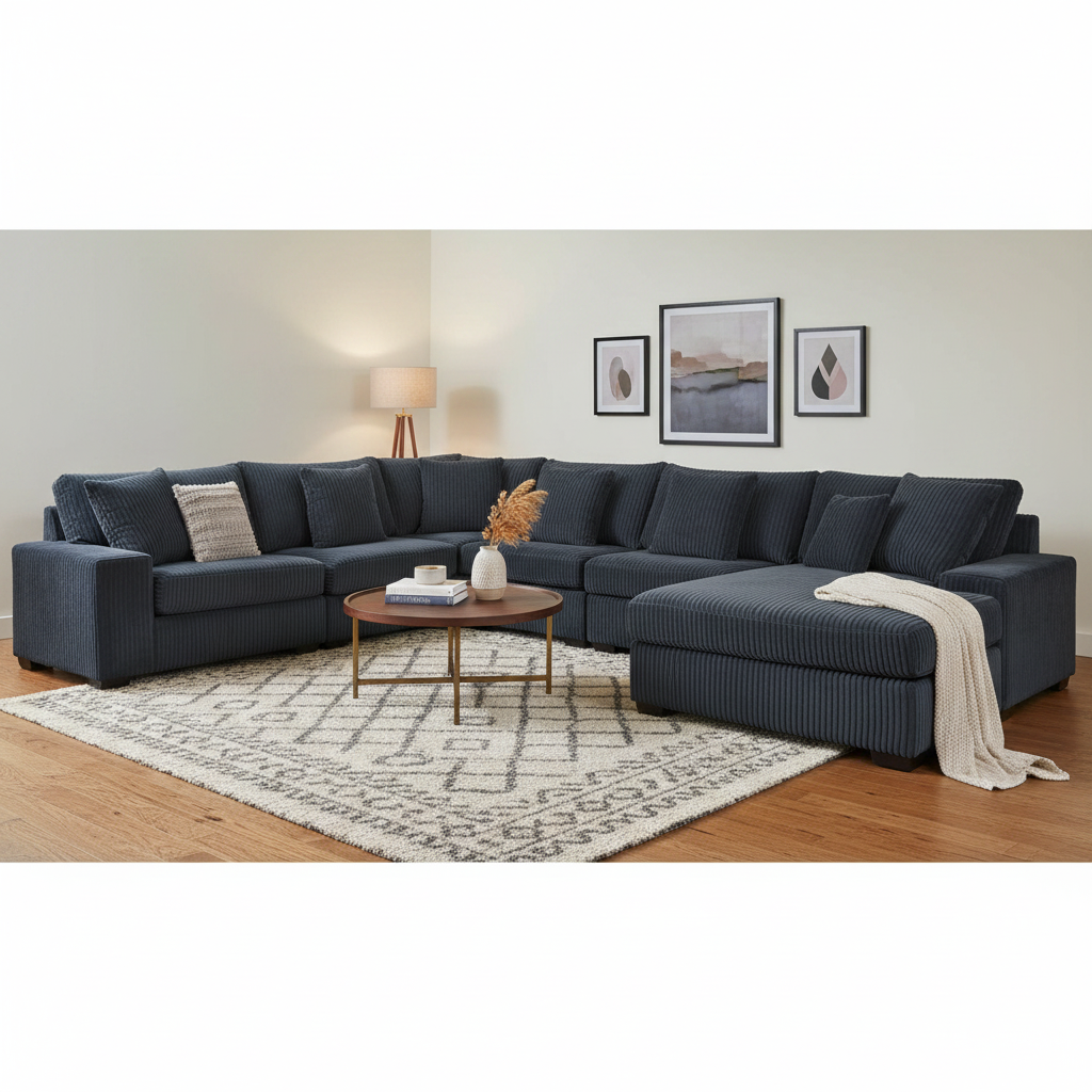 Carbon 6-Piece Modular Sectional