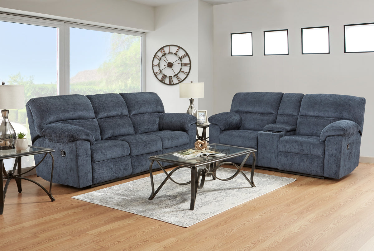 Ellis Reclining Console Loveseat