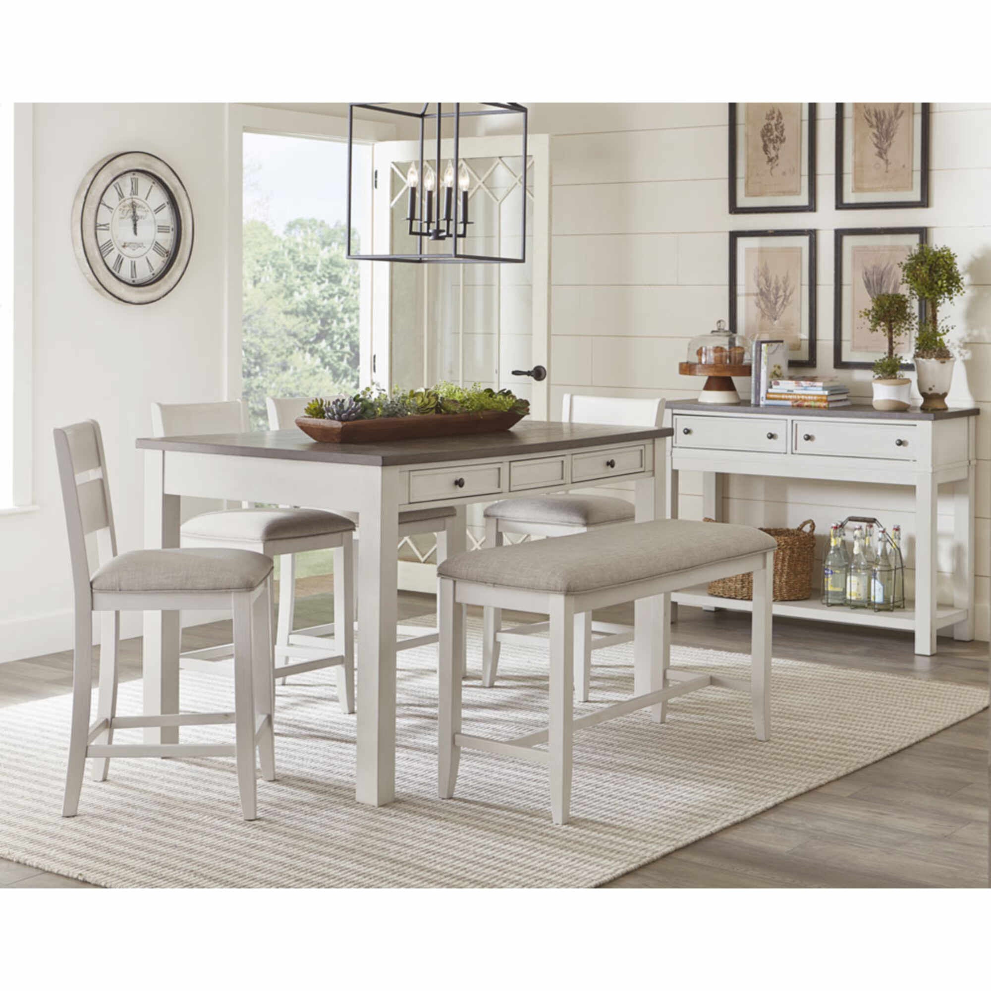 Kyle Light Counter Bench