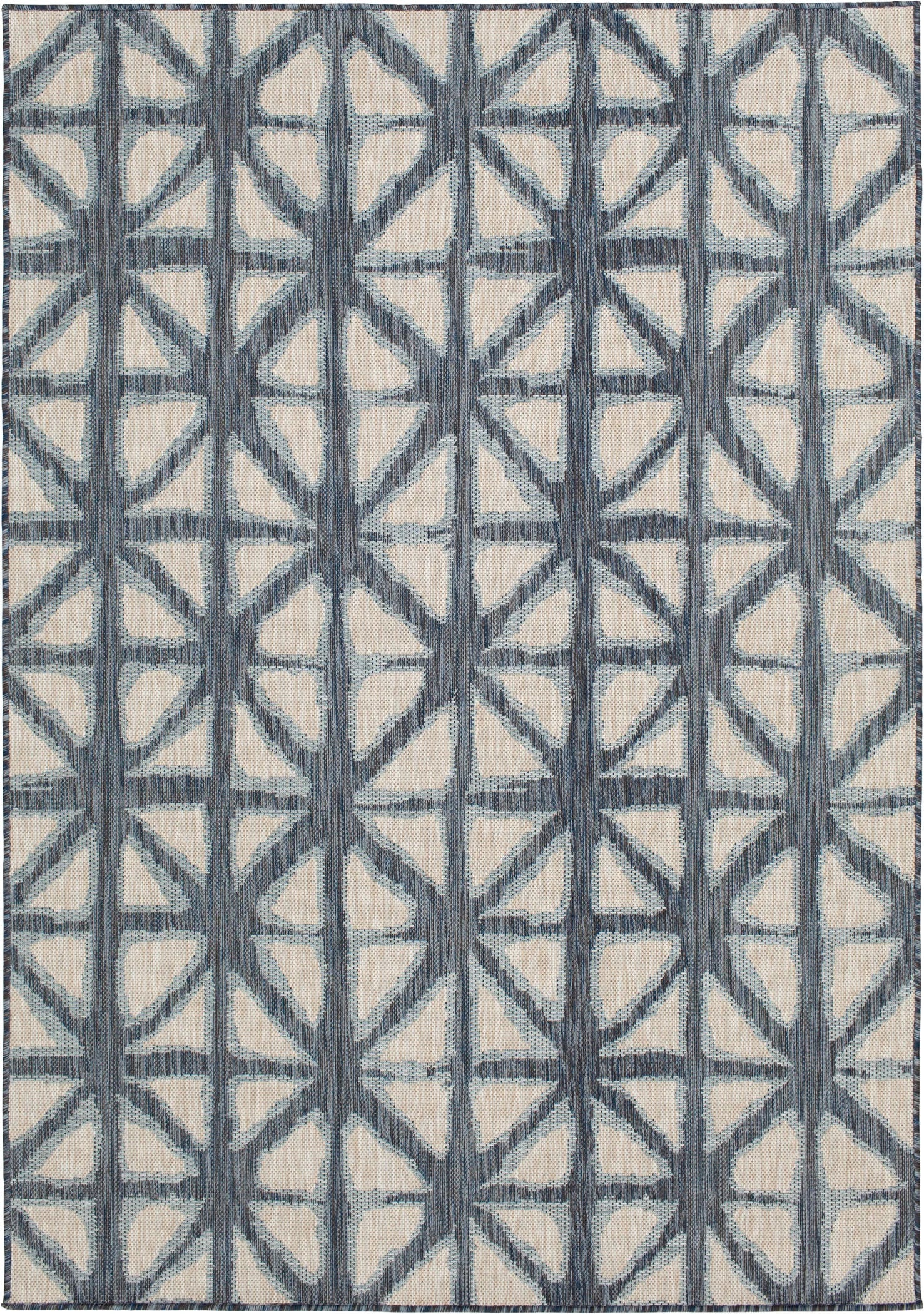 Shibori Aqua Area Rug