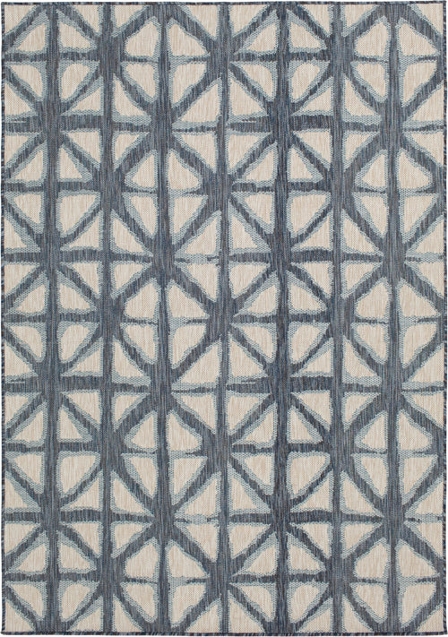Shibori Aqua Area Rug