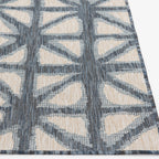 Shibori Aqua Area Rug