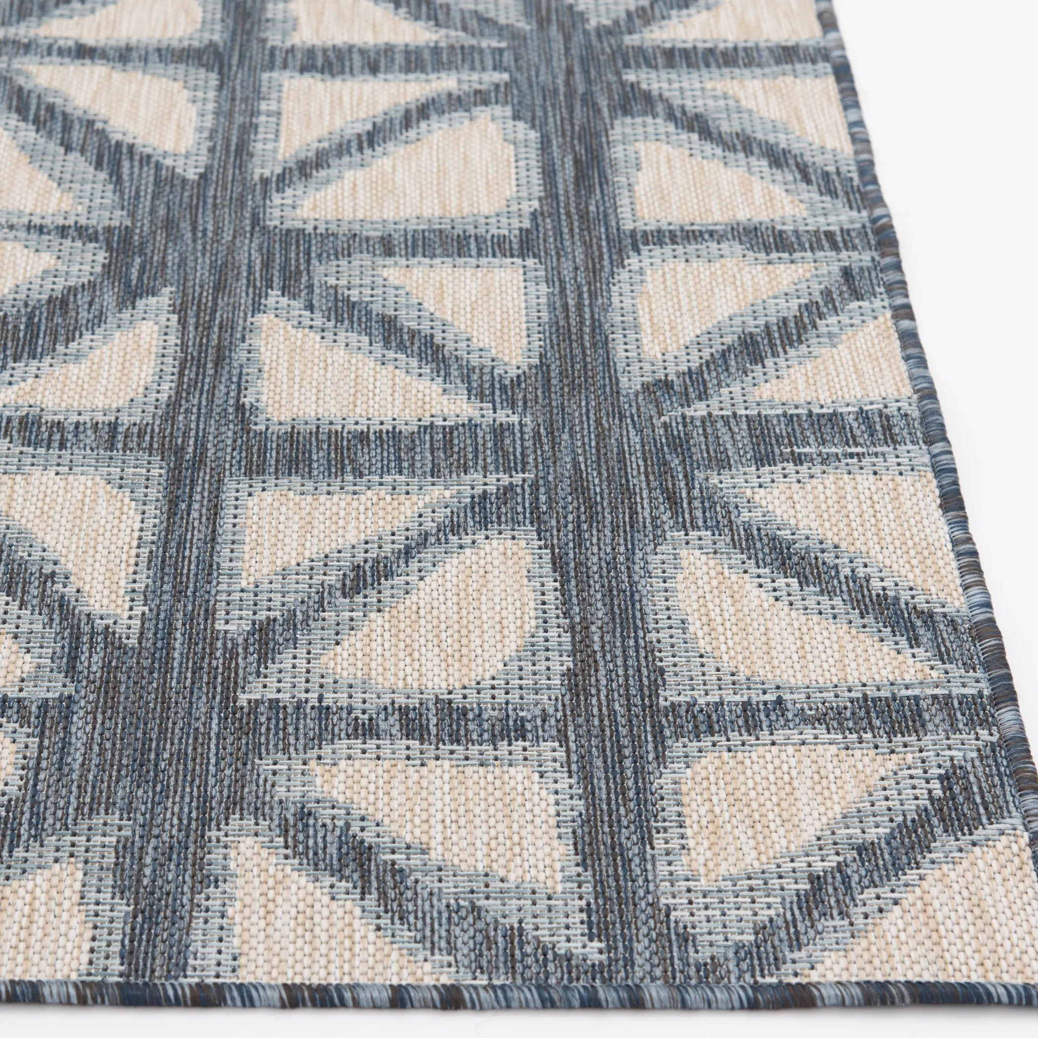 Shibori Aqua Area Rug