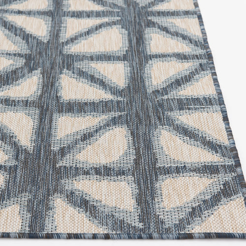 Shibori Aqua Area Rug