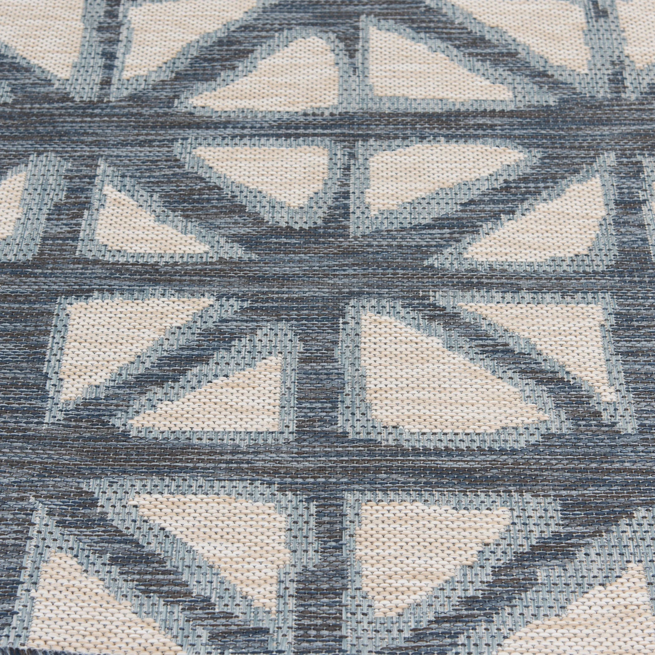 Shibori Aqua Area Rug