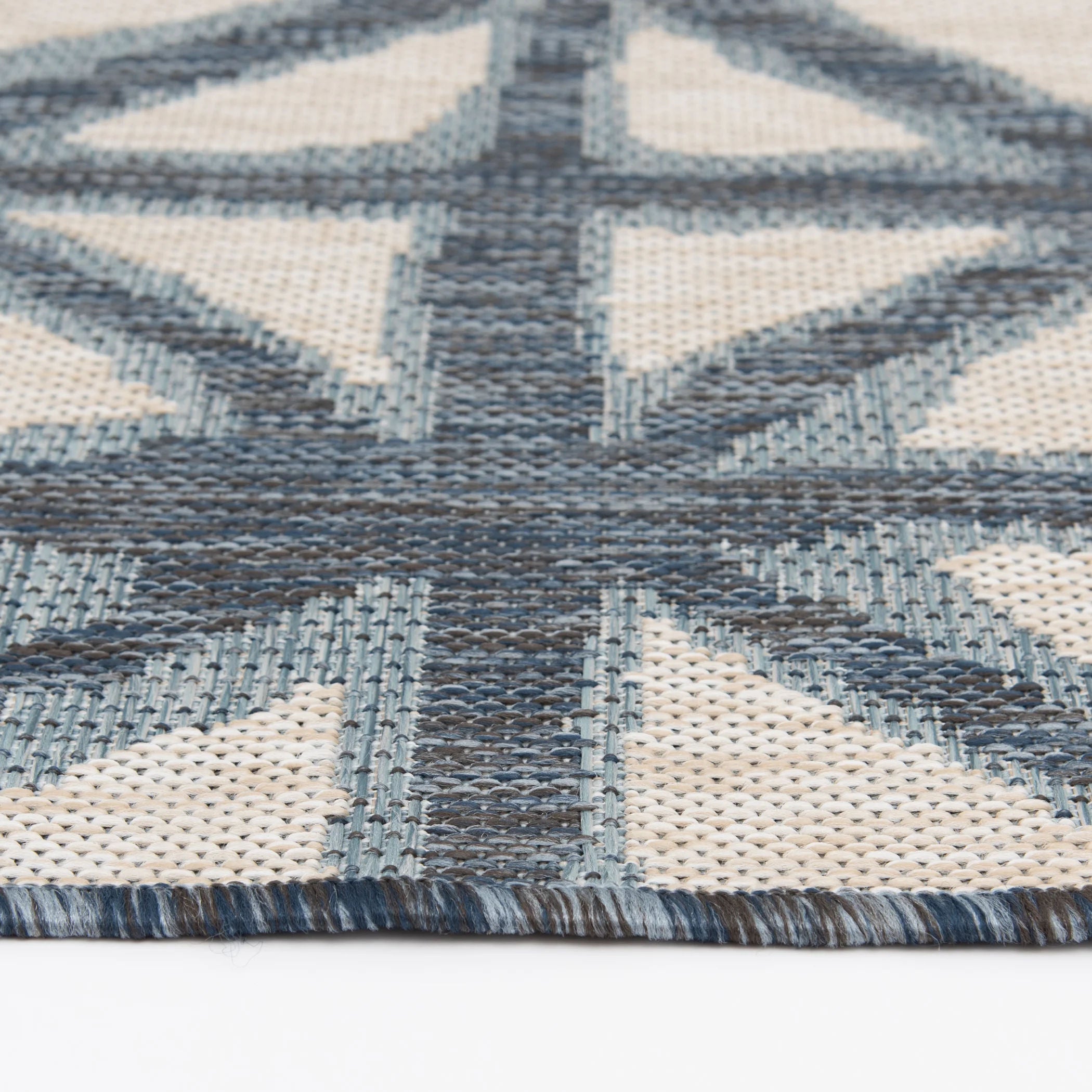 Shibori Aqua Area Rug