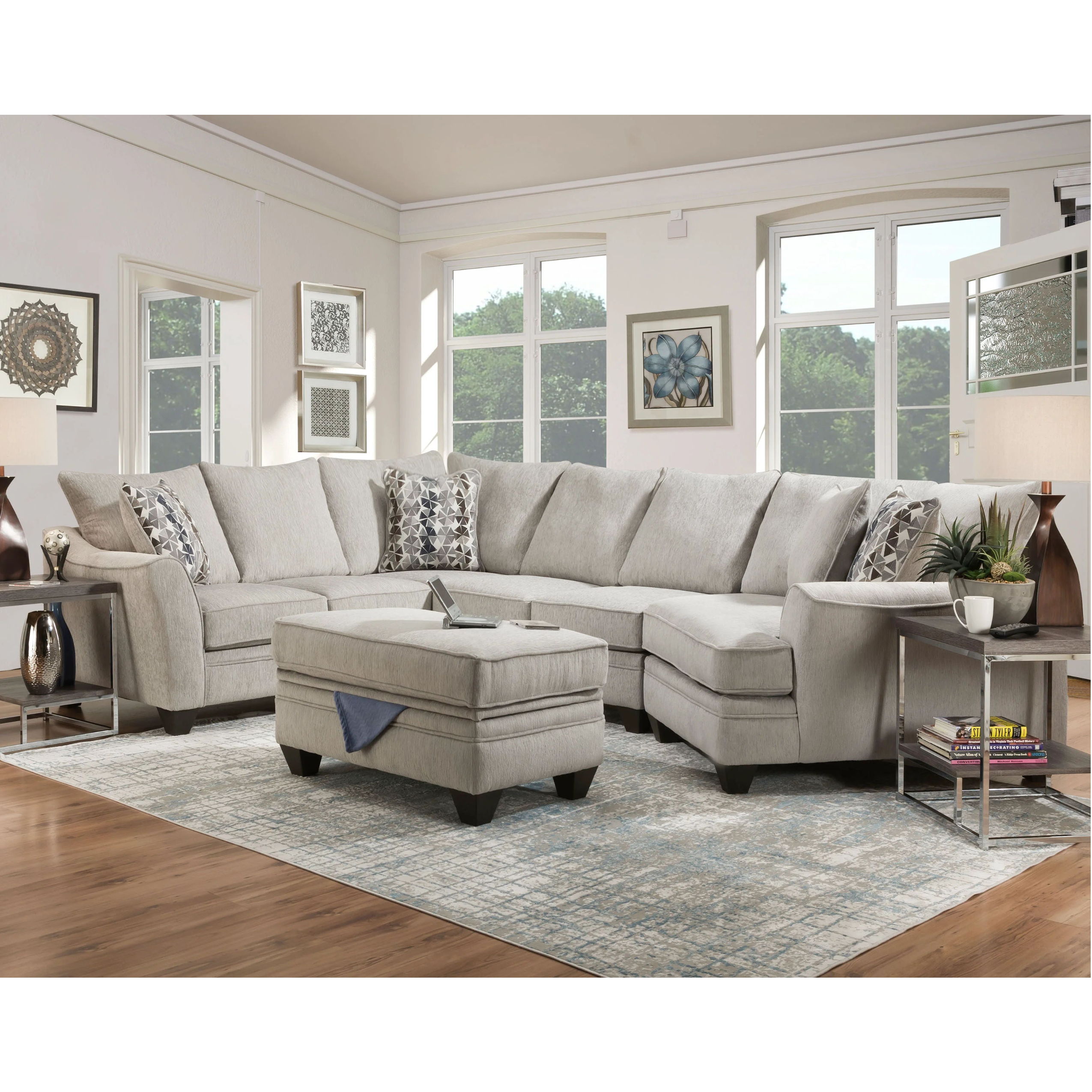 Anchor Tide Storage Ottoman