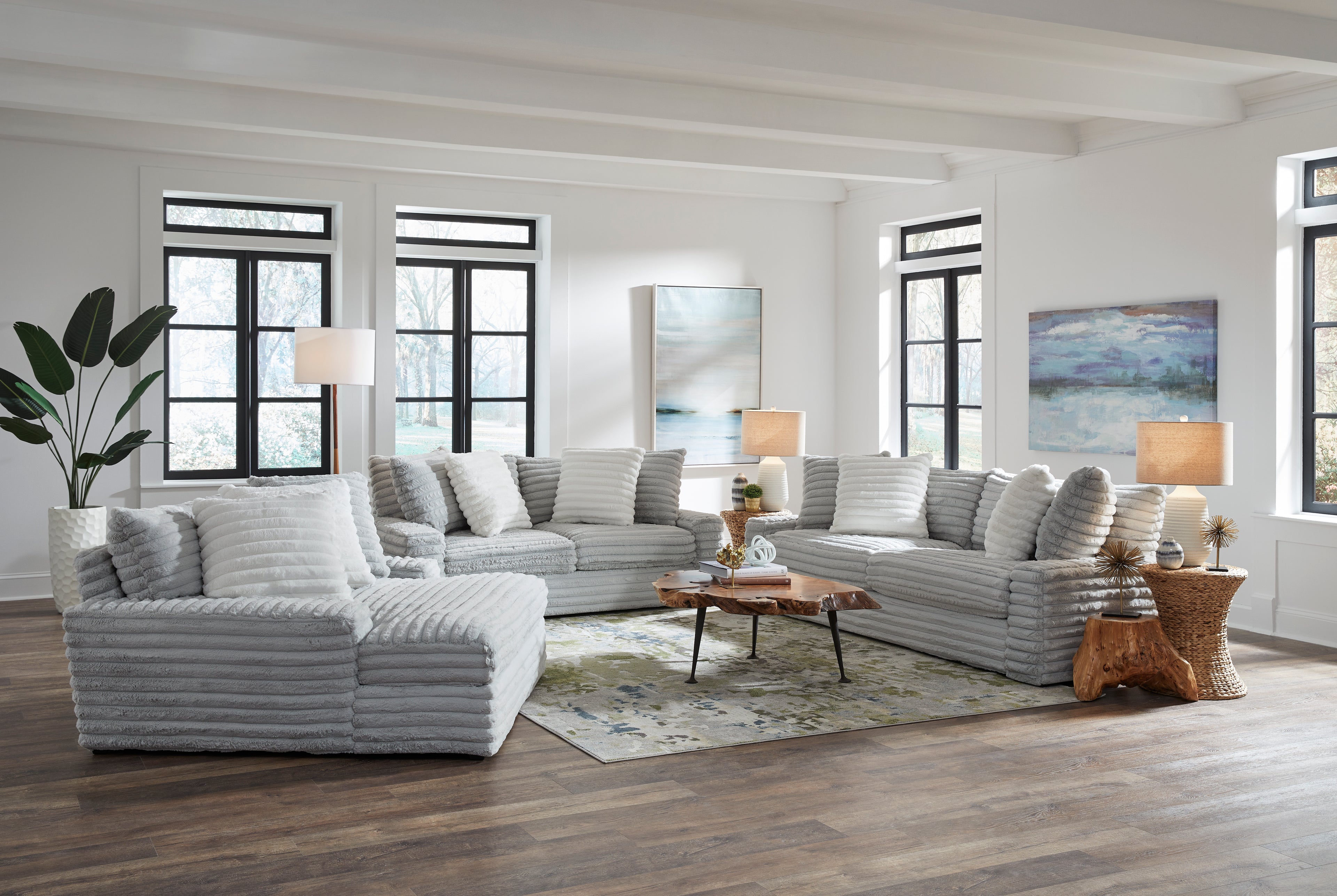 Serene Moonstruck Corded Loveseat