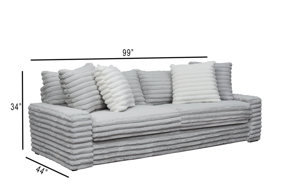 Serene Moonstruck Corded Sofa