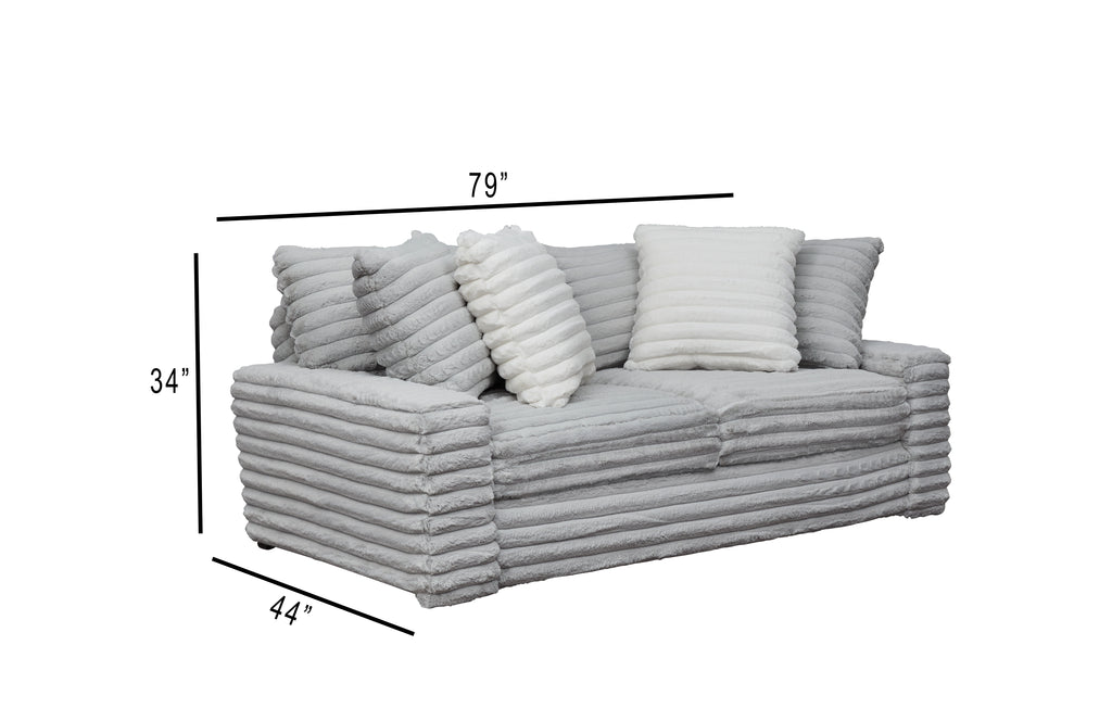 Serene Moonstruck Corded Loveseat