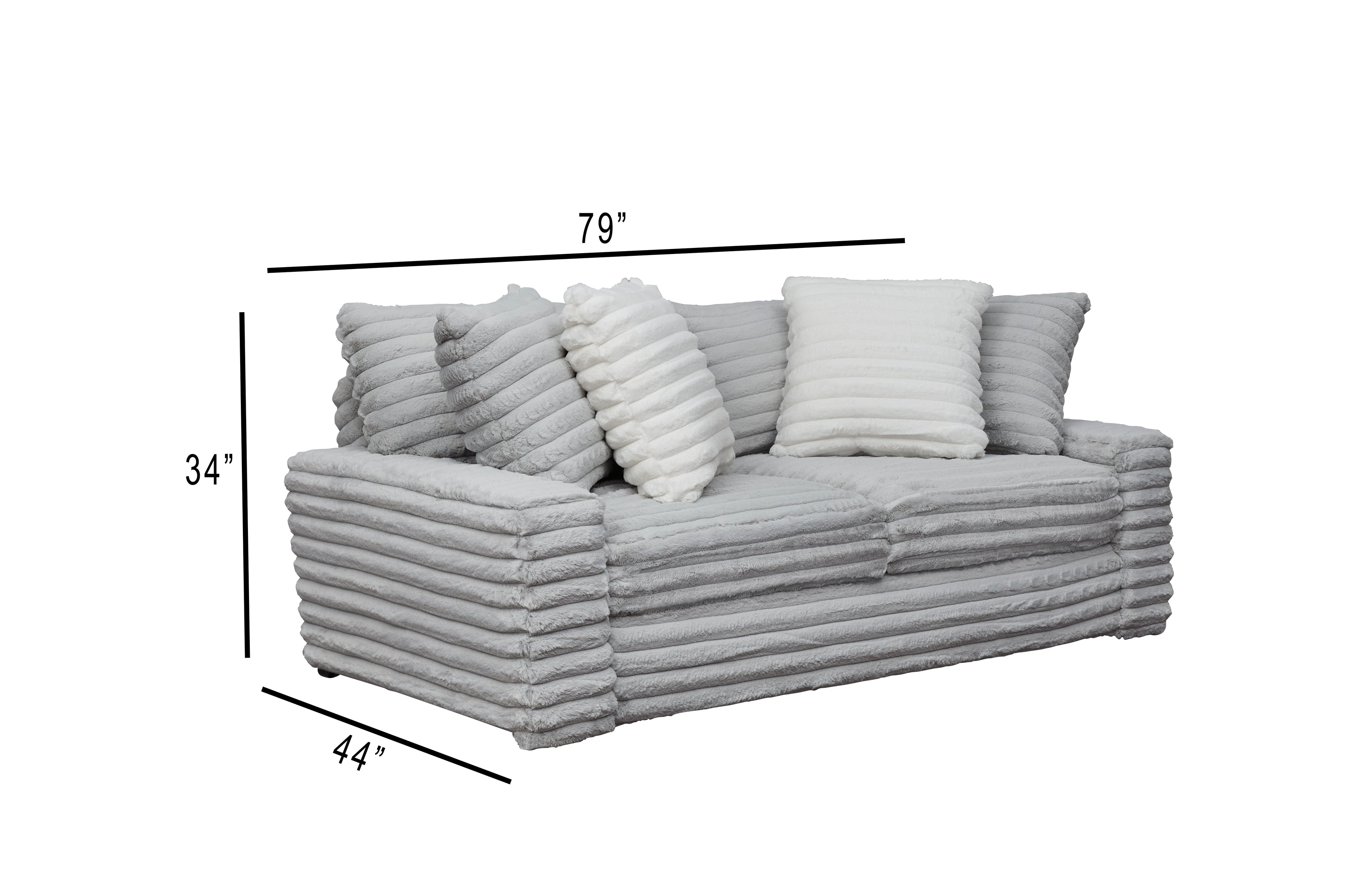 Serene Moonstruck Corded Loveseat