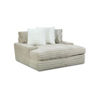 Serene Parchment Corded Chaise