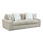 Serene Parchment Corded Sofa
