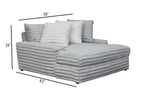 Serene Moonstruck Corded Chaise