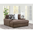 Sere Hush Chocolate Corded Chaise