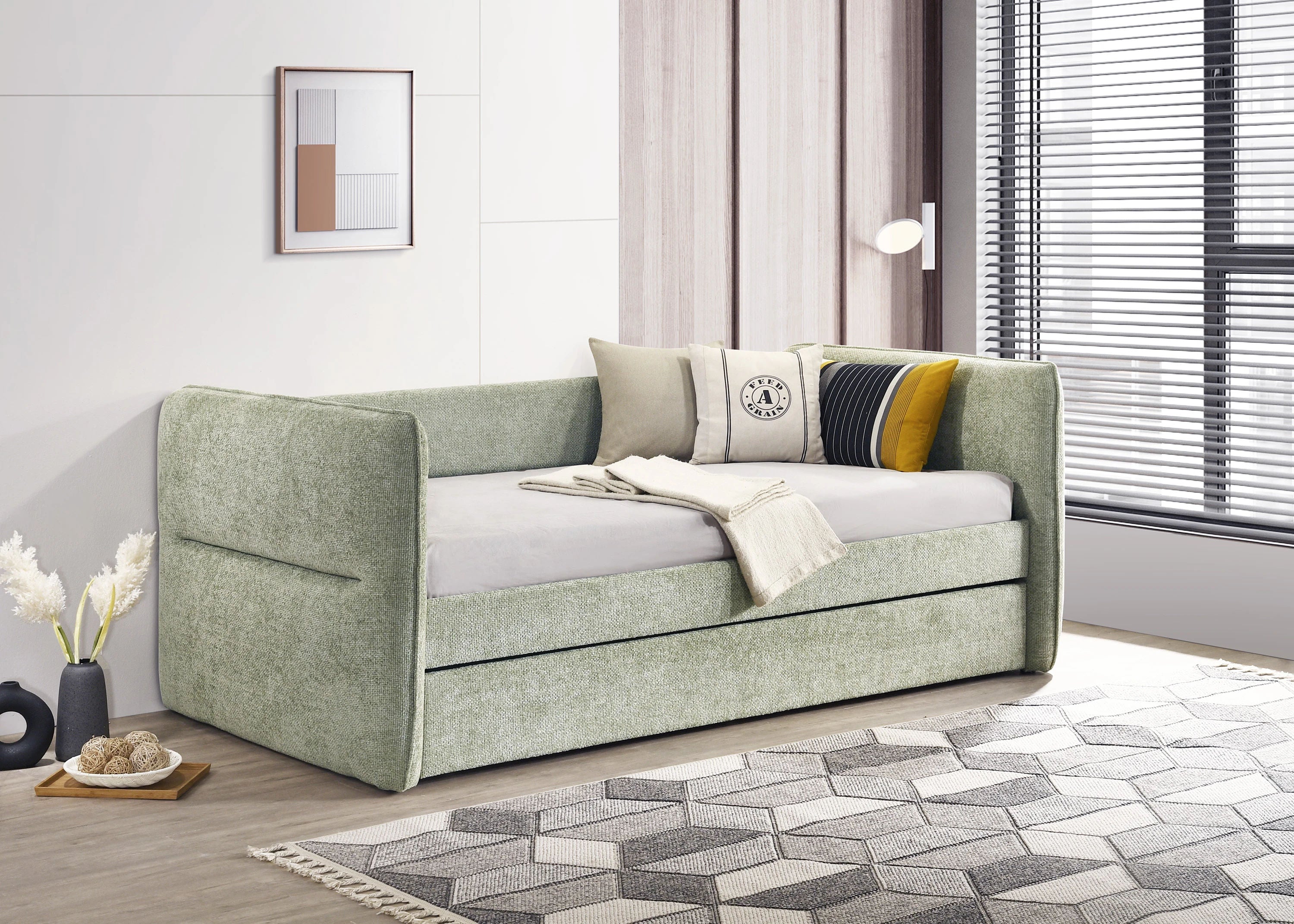 Colette Upholstered Daybed With Trundle