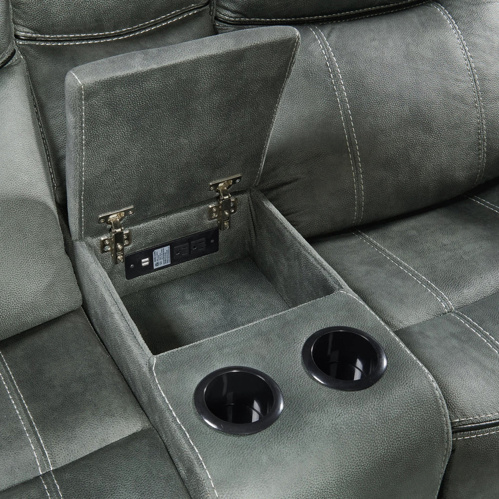 Sorrento Recliningc Console Loveseat