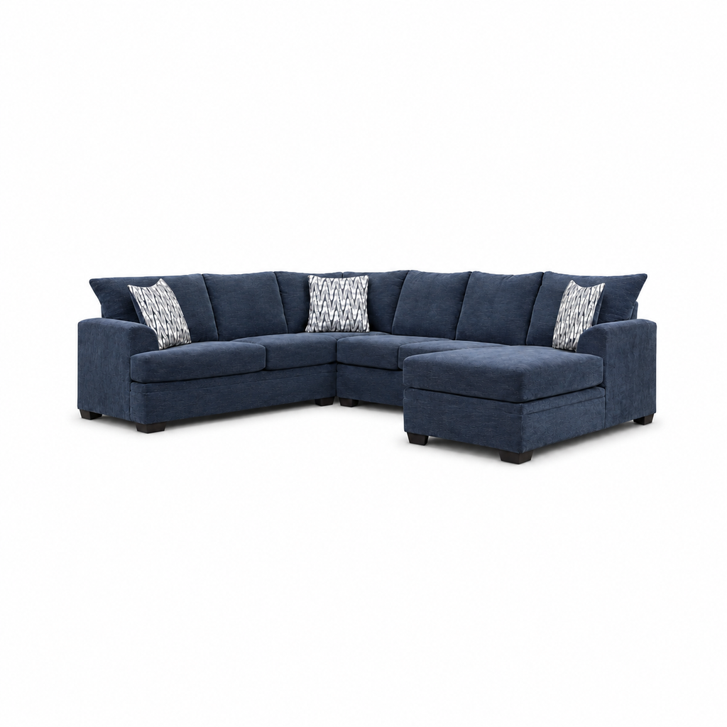 Aden Blue Sectional