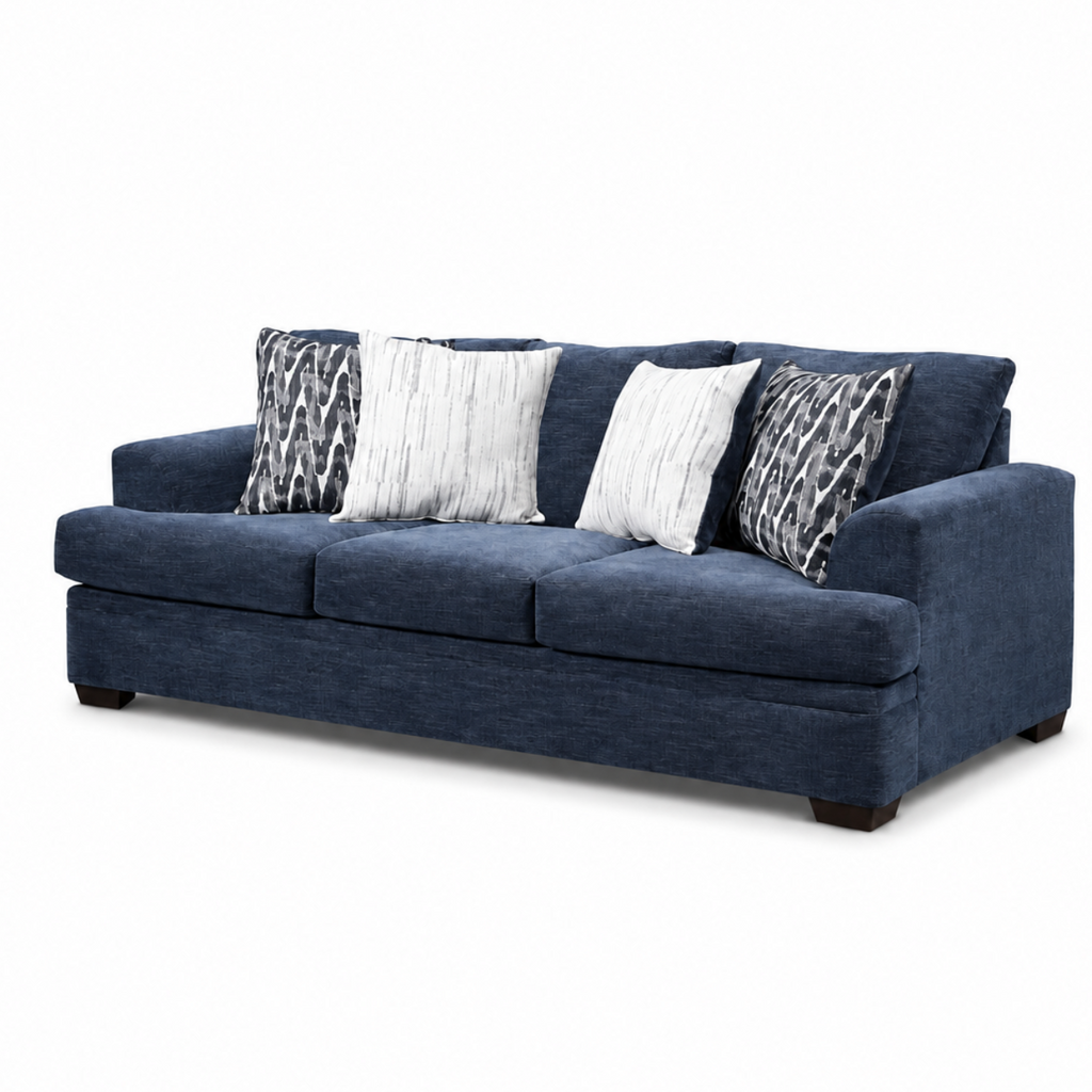 Aden Blue Sofa