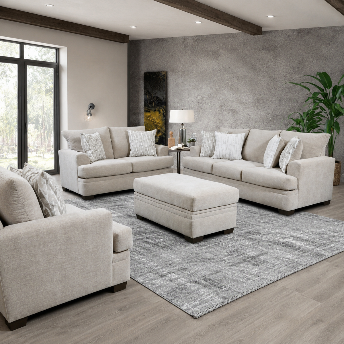 Aden Tan Loveseat