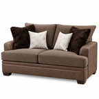 Akan Mocha Loveseat