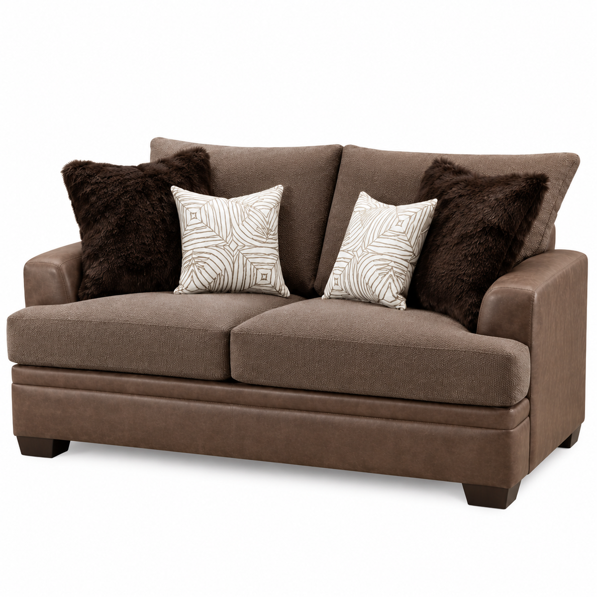 Akan Mocha Loveseat