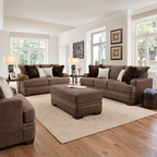 Akan Mocha Loveseat
