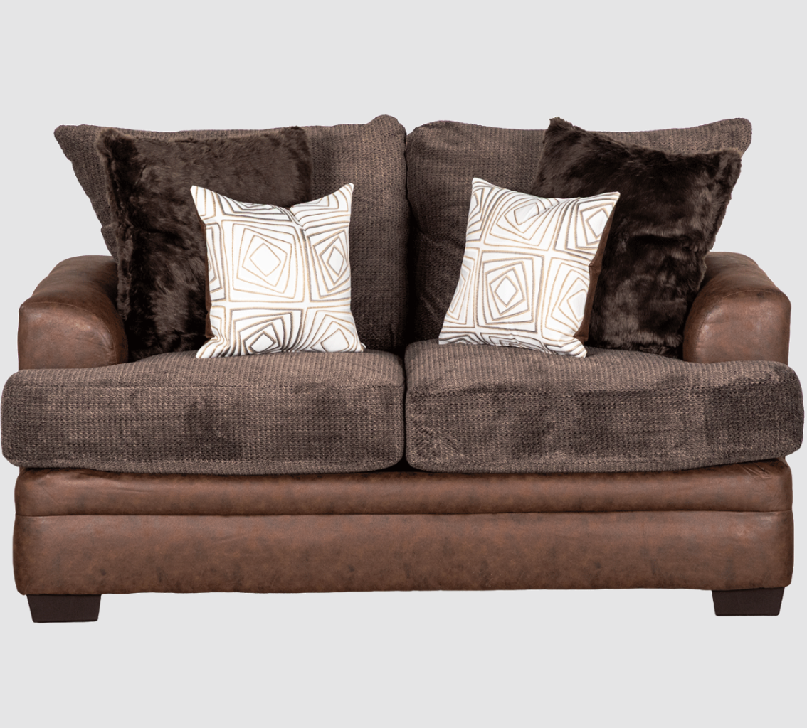 Akan Mocha Loveseat