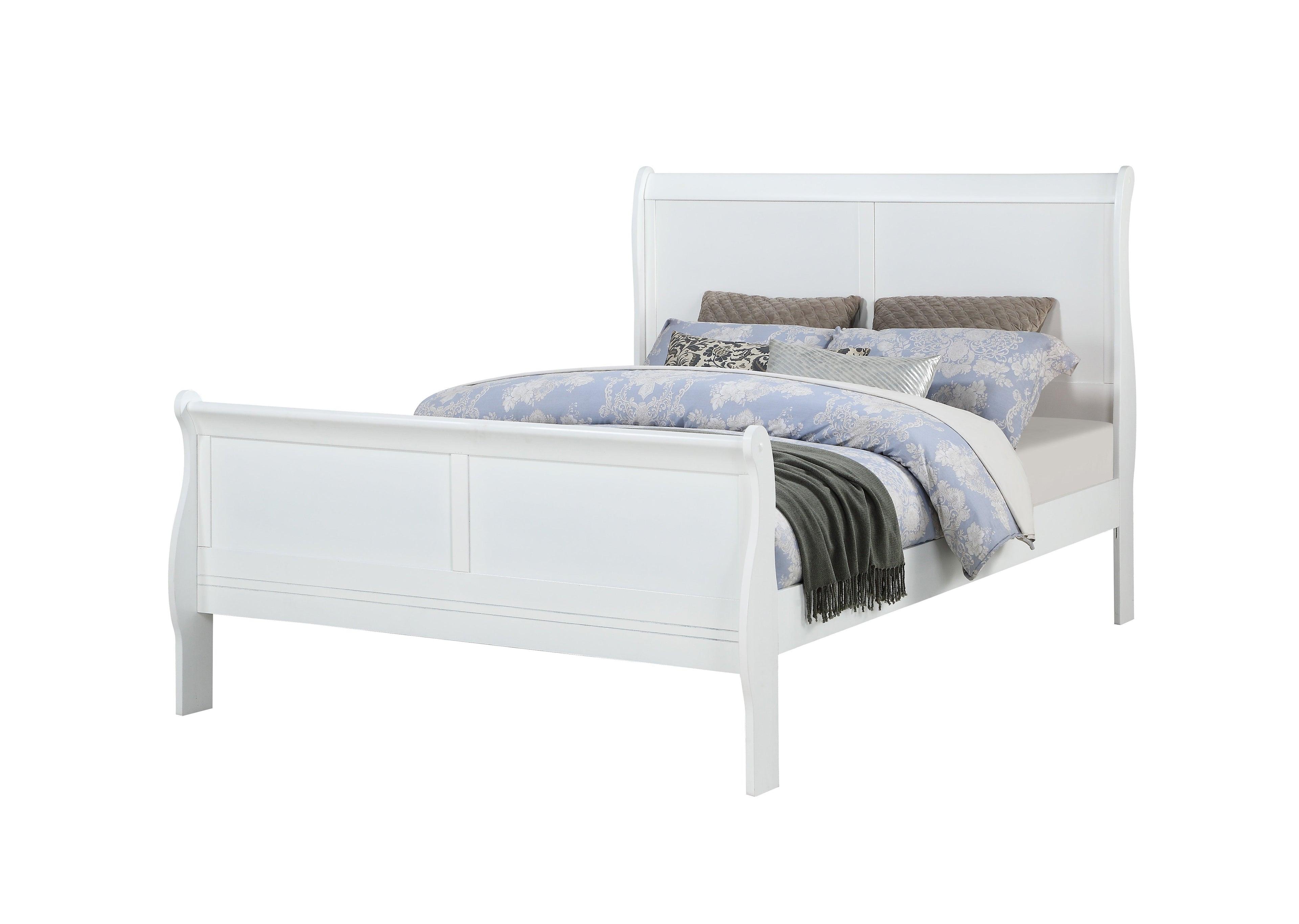 Louis Philippe Sleigh Bed