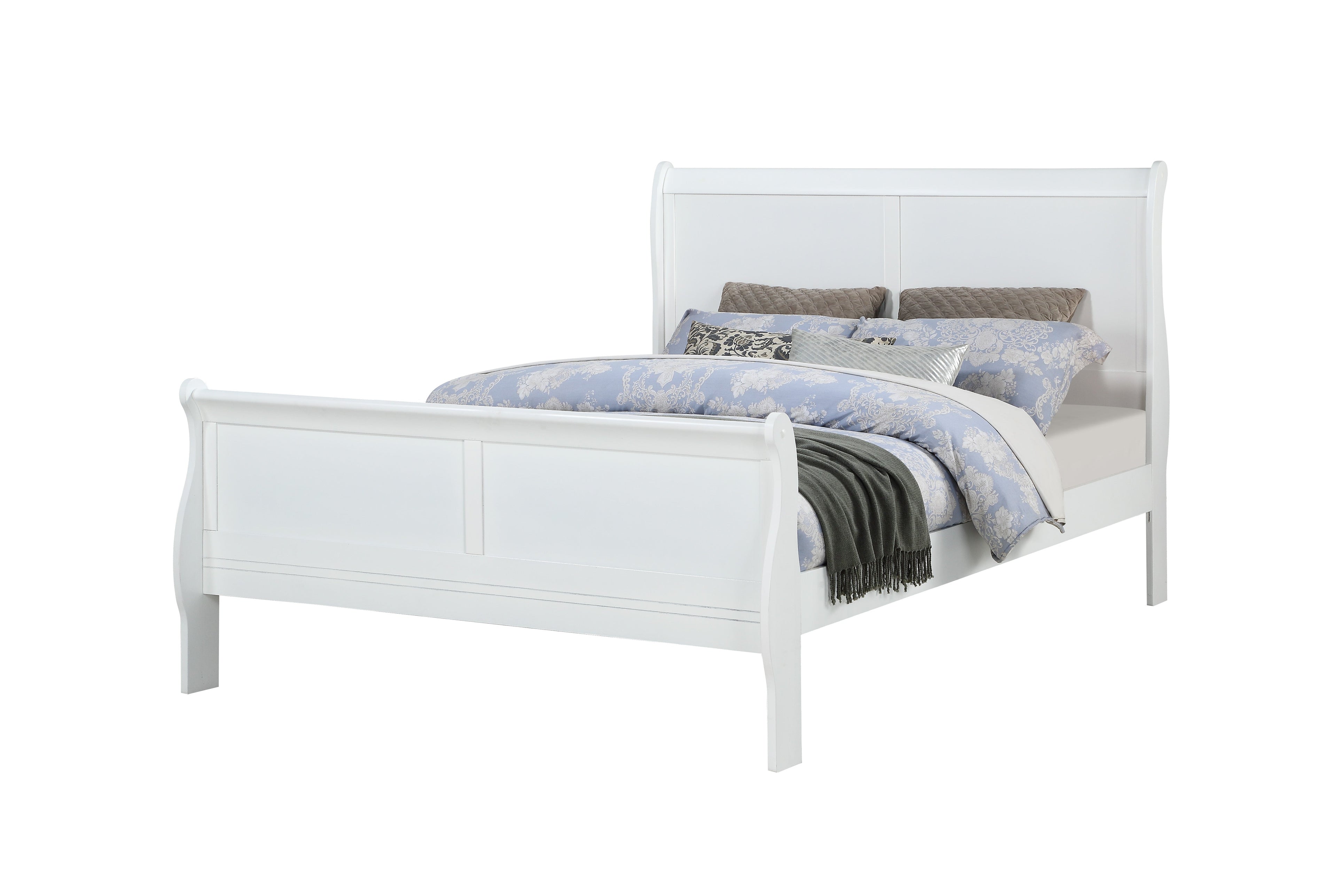 Louis Philippe Sleigh Bed