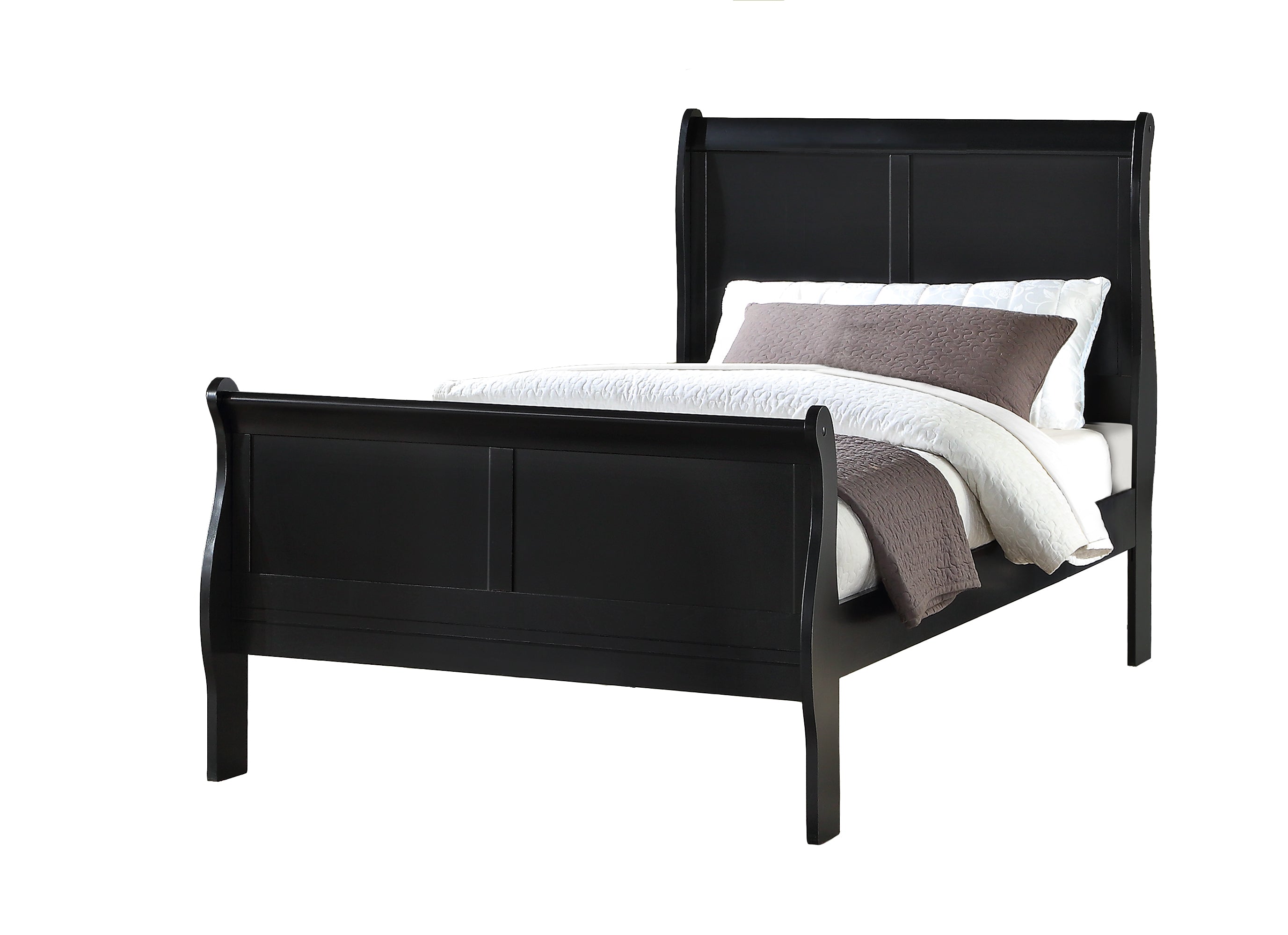 Louis Philippe Sleigh Bed