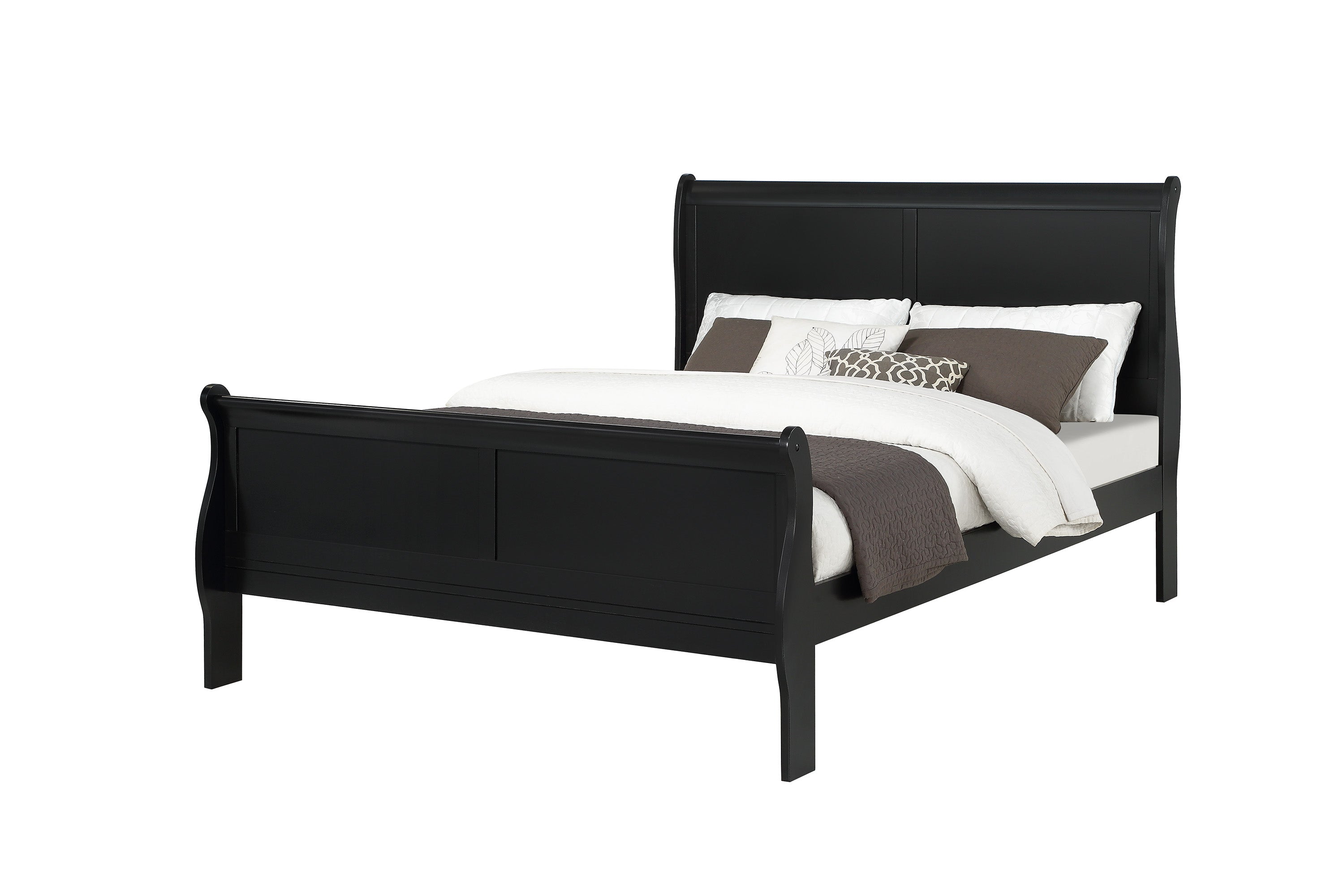 Louis Philippe Sleigh Bed