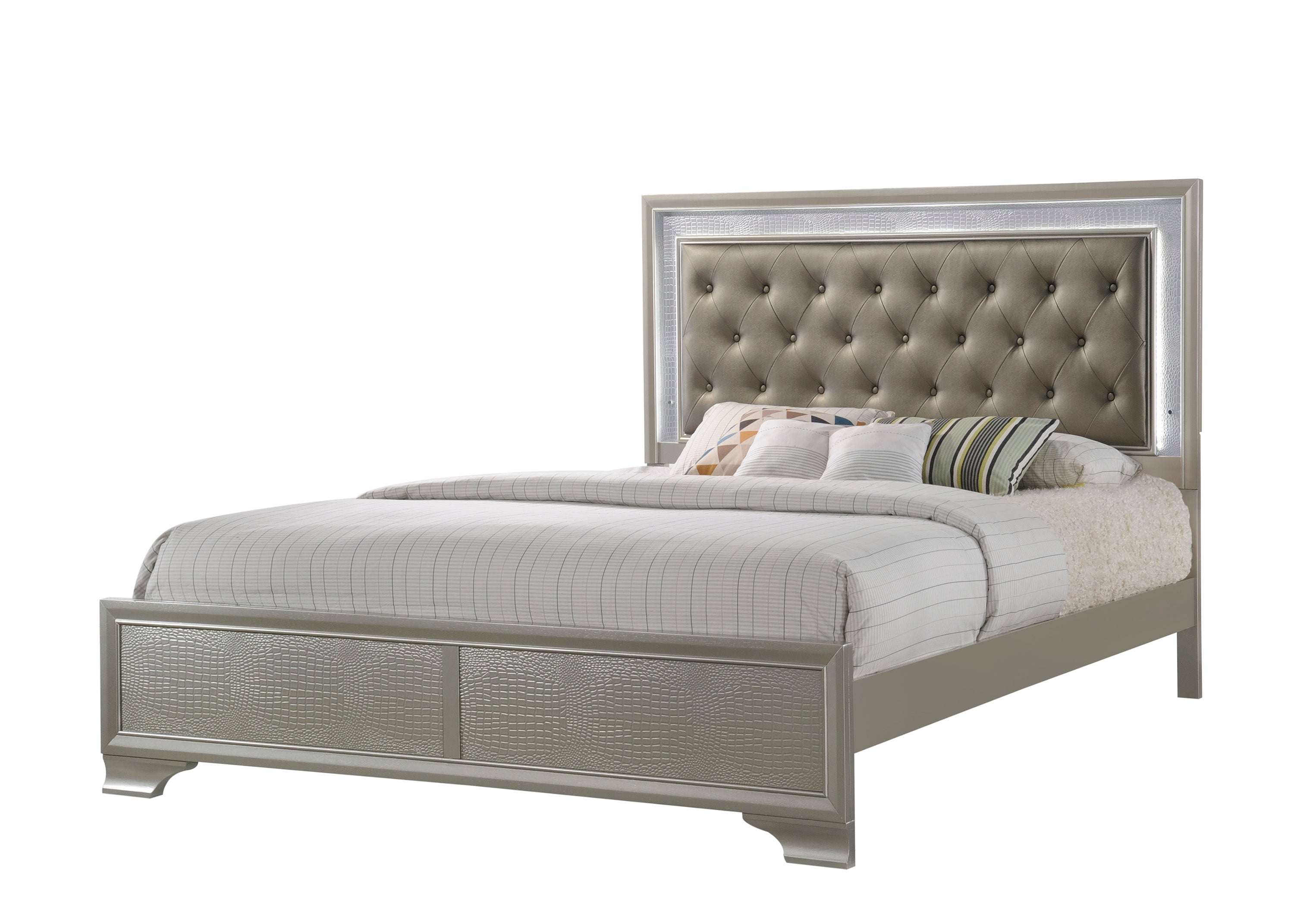 Micah Upholstered Panel Bed