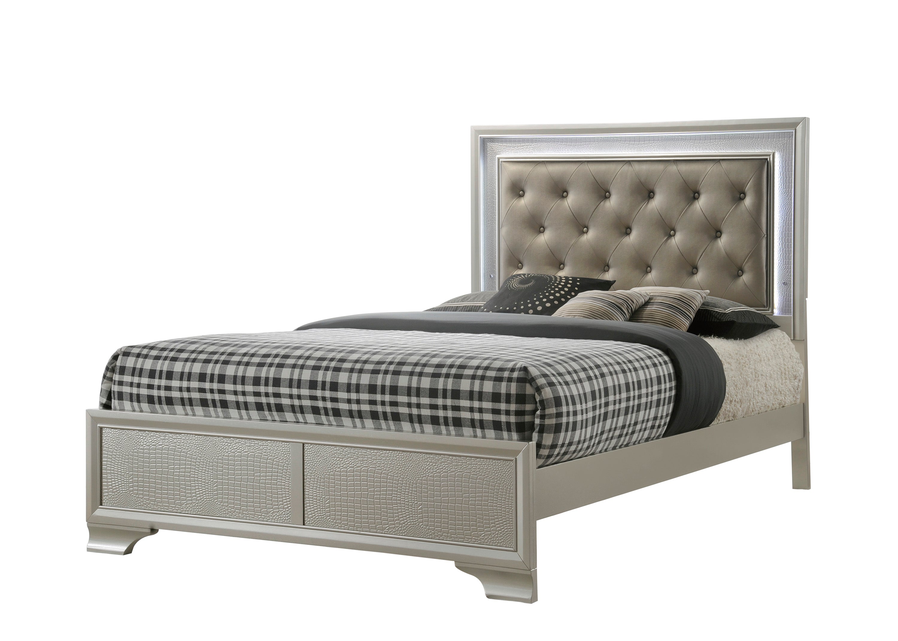Micah Upholstered Panel Bed