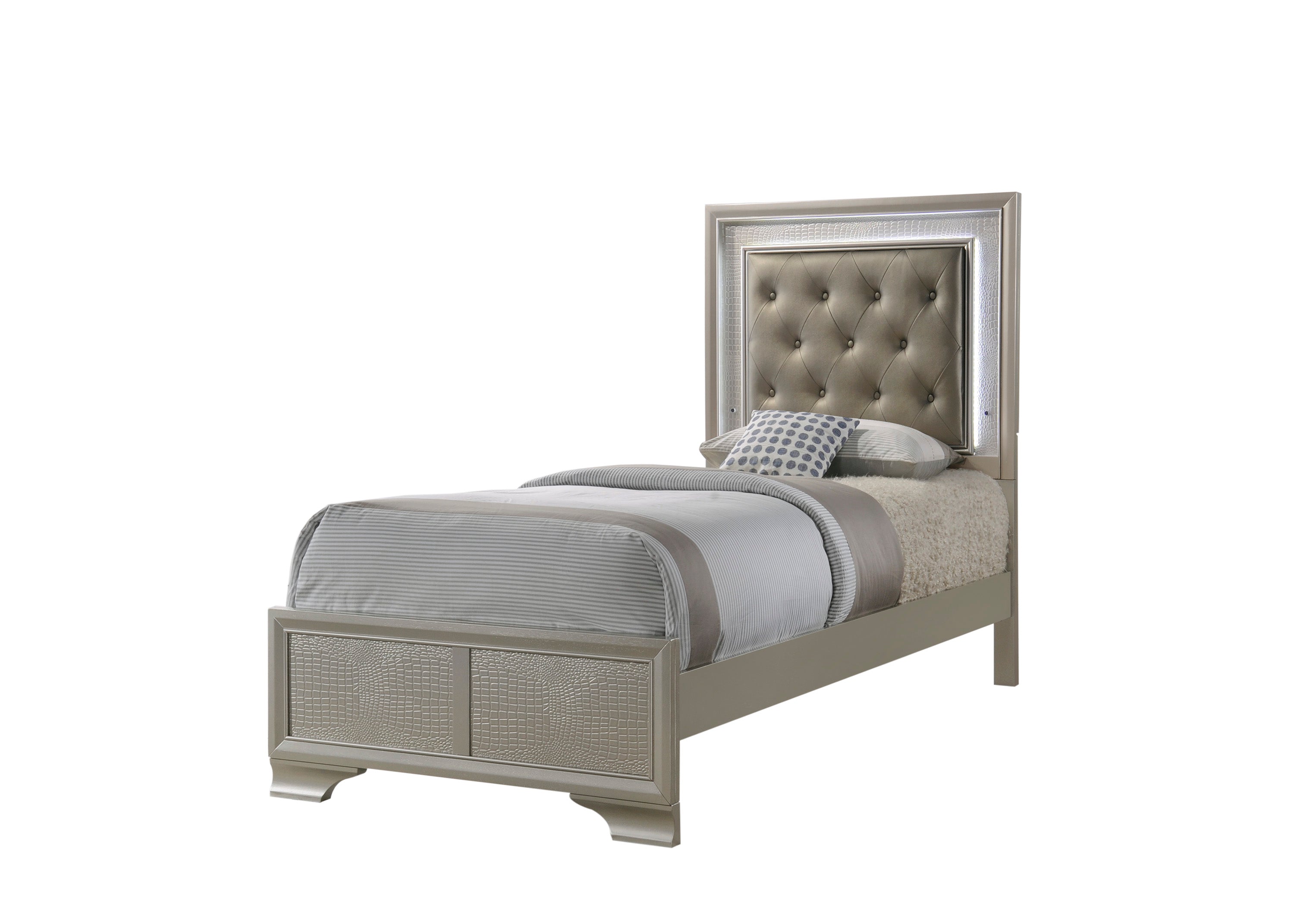 Micah Upholstered Panel Bed