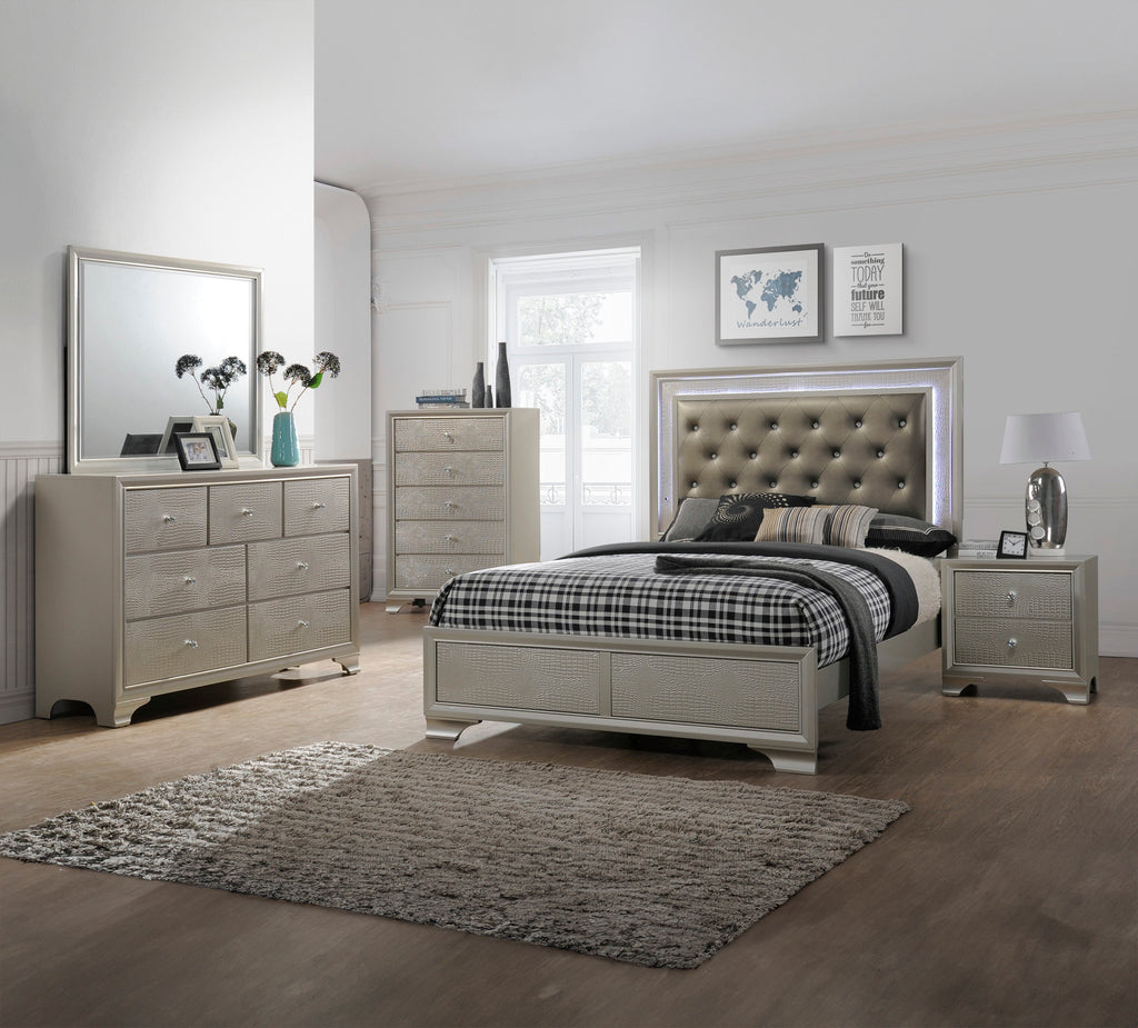 Micah Upholstered Panel Bed