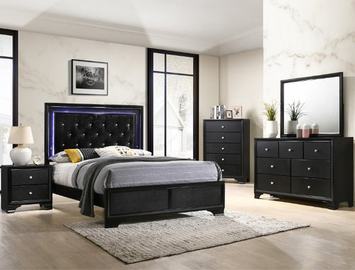 Micah Upholstered Panel Bed