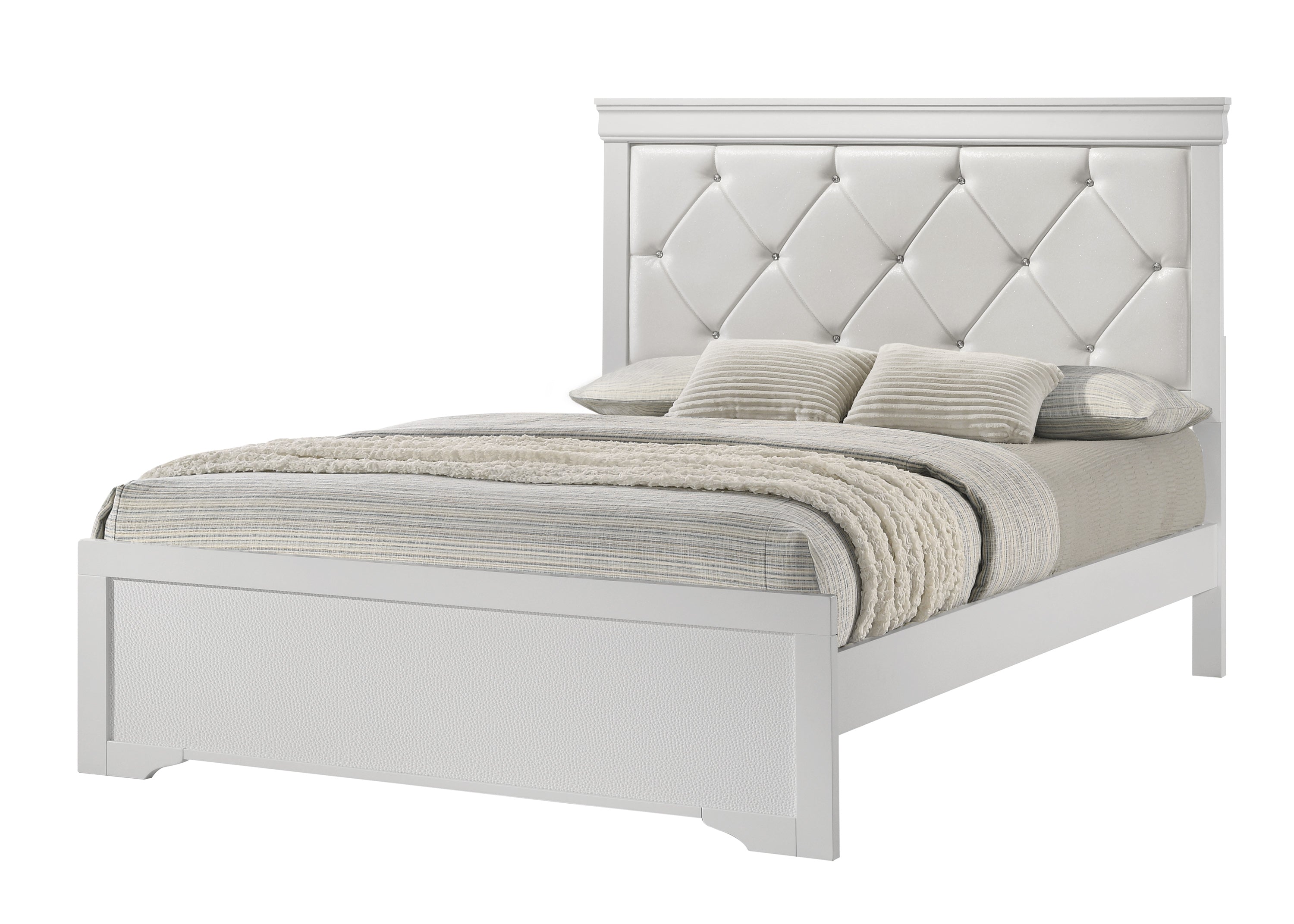 Amalia Upholstered Panel Bed