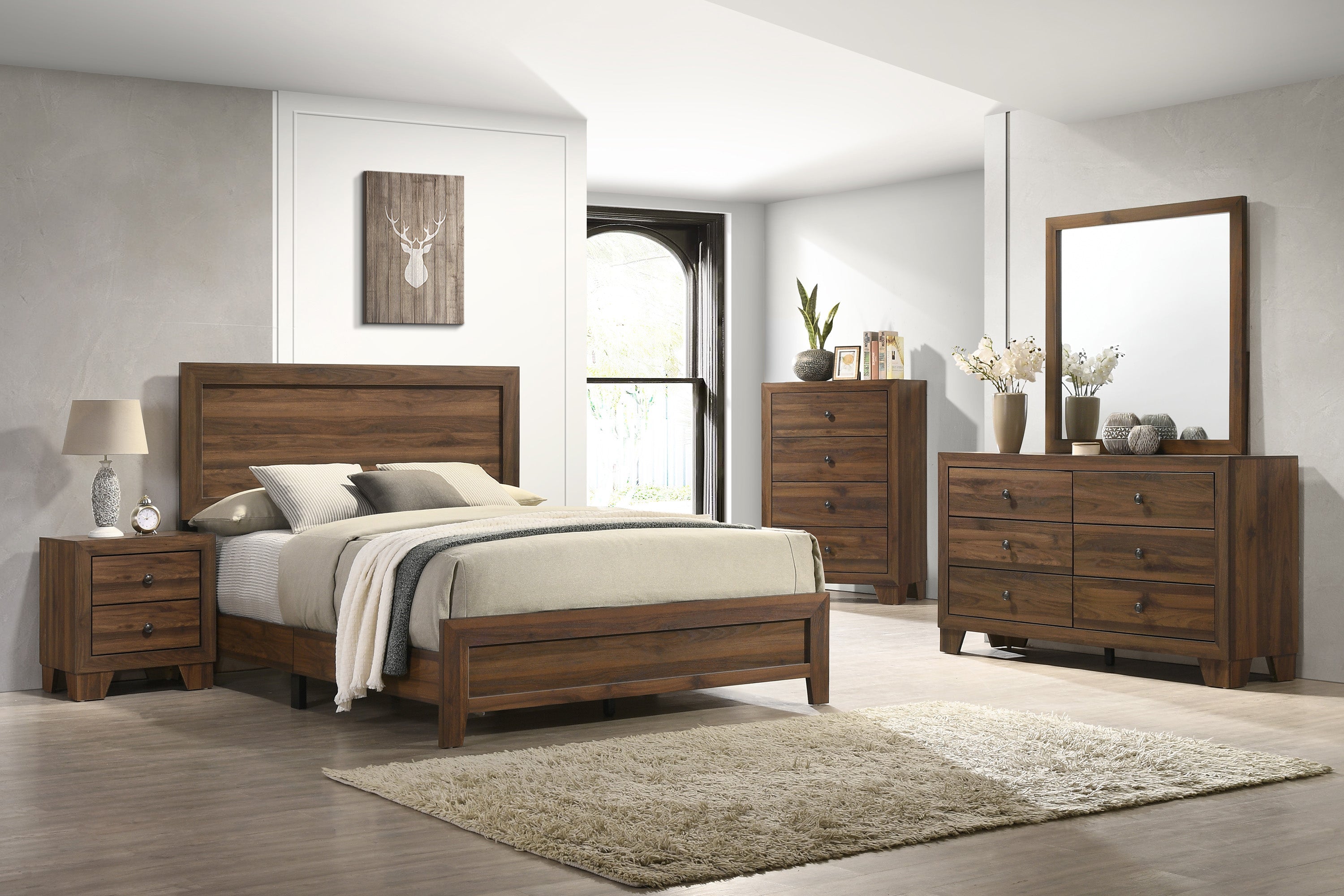 Millie 3-Piece Bedroom Set with Panel Bed